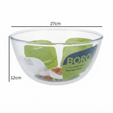 Borosil Glass Mixing Bowl 3.5 Ltr – 27×12 cm - Al Kabayel Discount CentreBorosil Glass Mixing Bowl 3.5 Ltr – 27×12 cmBowlsBOROSILAl Kabayel Discount Centre