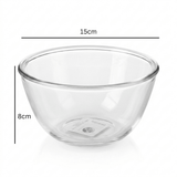 Borosil Glass Mixing Bowl 500ml – 15×8cm - Al Kabayel Discount CentreBorosil Glass Mixing Bowl 500ml – 15×8cmBowlsBOROSILAl Kabayel Discount Centre