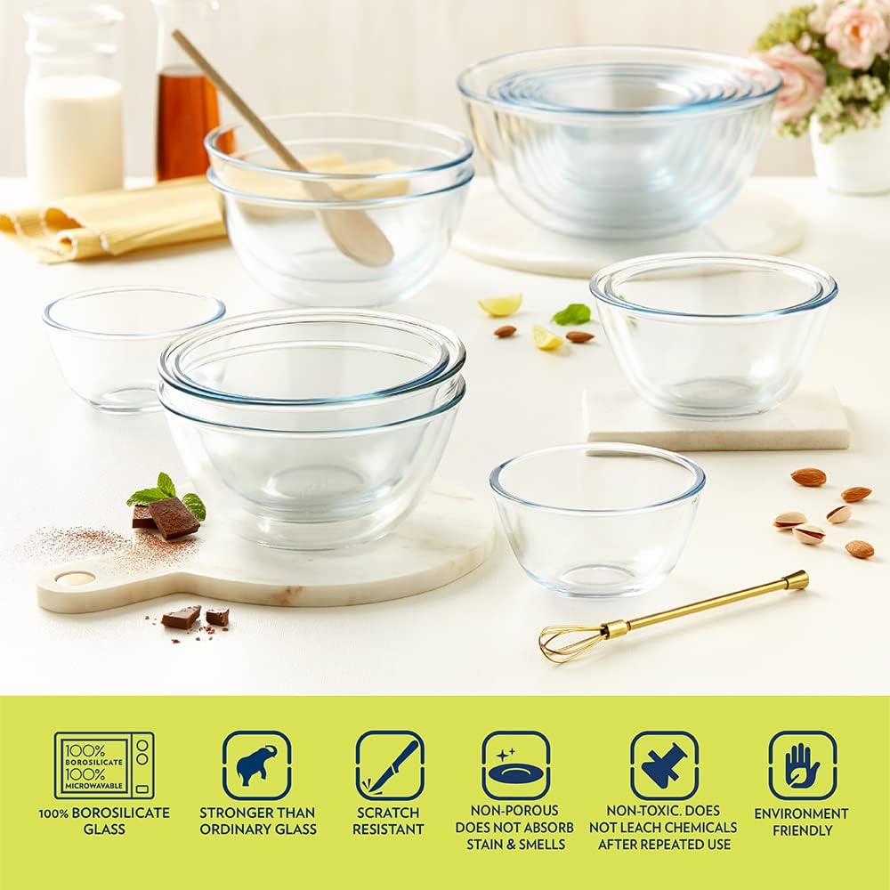 BOROSIL Glass Mixing & Serving Bowl 3.5 Liter - Al Kabayel Discount CentreBOROSIL Glass Mixing & Serving Bowl 3.5 LiterFood ContainersBOROSILAl Kabayel Discount Centre