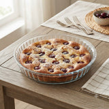 Borosil Glass Round Fluted Dish 1.2 Ltr – 28*5 cm – Oven & Microwave Safe - Al Kabayel Discount CentreBorosil Glass Round Fluted Dish 1.2 Ltr – 28*5 cm – Oven & Microwave SafeRoasting PansBOROSILAl Kabayel Discount Centre
