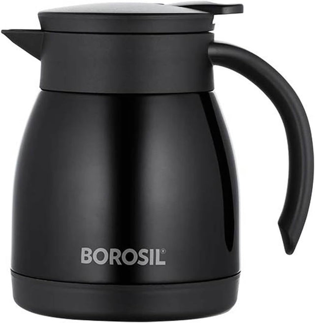 Borosil Hydra Stainless Steel Double Wall Vaccum Teapot 500ml, Black - Al Kabayel Discount CentreBorosil Hydra Stainless Steel Double Wall Vaccum Teapot 500ml, BlackTea/Coffee PotsBOROSILAl Kabayel Discount Centre