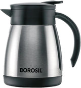 Borosil Hydra Stainless Steel Double Wall Vaccum Teapot 500ml, Silver - FLKT50SSB11 - Al Kabayel Discount CentreBorosil Hydra Stainless Steel Double Wall Vaccum Teapot 500ml, Silver - FLKT50SSB11Tea/Coffee PotsBOROSILAl Kabayel Discount Centre
