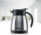 Borosil Hydra Stainless Steel Double Wall Vaccum Teapot 500ml, Silver - FLKT50SSB11 - Al Kabayel Discount CentreBorosil Hydra Stainless Steel Double Wall Vaccum Teapot 500ml, Silver - FLKT50SSB11Tea/Coffee PotsBOROSILAl Kabayel Discount Centre
