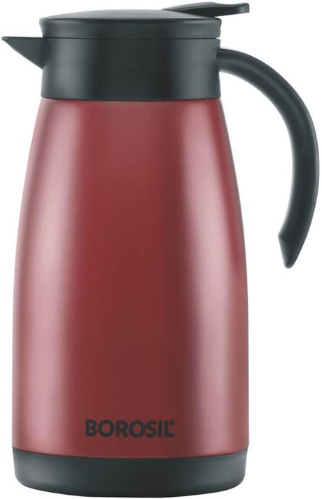 Borosil Hydra Vaccum Insulated Stainless Steel Teapot/Thermal Flask 1500ml, Red - FLKT15RED20 - Al Kabayel Discount CentreBorosil Hydra Vaccum Insulated Stainless Steel Teapot/Thermal Flask 1500ml, Red - FLKT15RED20ThermosBOROSILAl Kabayel Discount Centre