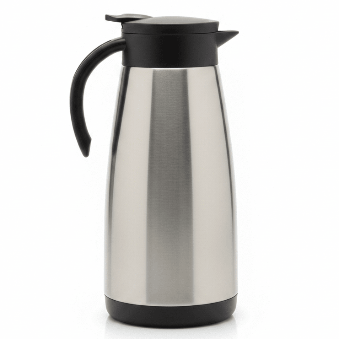 Borosil Stainless Steel Vacuum Tea Pot 1.5 Litre | Silver & Black | - Al Kabayel Discount CentreBorosil Stainless Steel Vacuum Tea Pot 1.5 Litre | Silver & Black |Tea/Coffee PotsBOROSILAl Kabayel Discount Centre