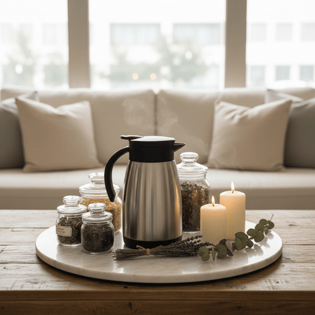 Borosil Stainless Steel Vacuum Tea Pot — 750ml | Silver & Black | - Al Kabayel Discount CentreBorosil Stainless Steel Vacuum Tea Pot — 750ml | Silver & Black |Tea/Coffee PotsBOROSILAl Kabayel Discount Centre