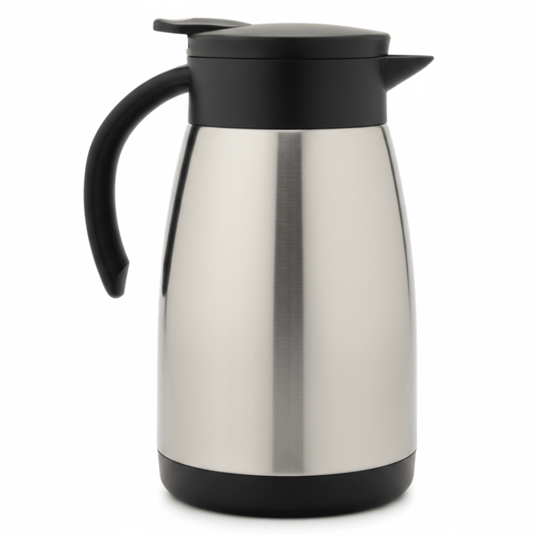 Borosil Stainless Steel Vacuum Tea Pot — 750ml | Silver & Black | - Al Kabayel Discount CentreBorosil Stainless Steel Vacuum Tea Pot — 750ml | Silver & Black |Tea/Coffee PotsBOROSILAl Kabayel Discount Centre