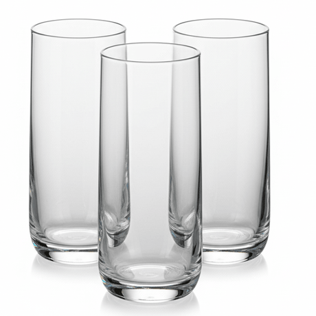 BR Loto Tall Long Drink Glass Set 350 ml High Quality Drinking Glasses (3 Pieces) - Al Kabayel Discount CentreBR Loto Tall Long Drink Glass Set 350 ml High Quality Drinking Glasses (3 Pieces)TumblersBRAl Kabayel Discount Centre