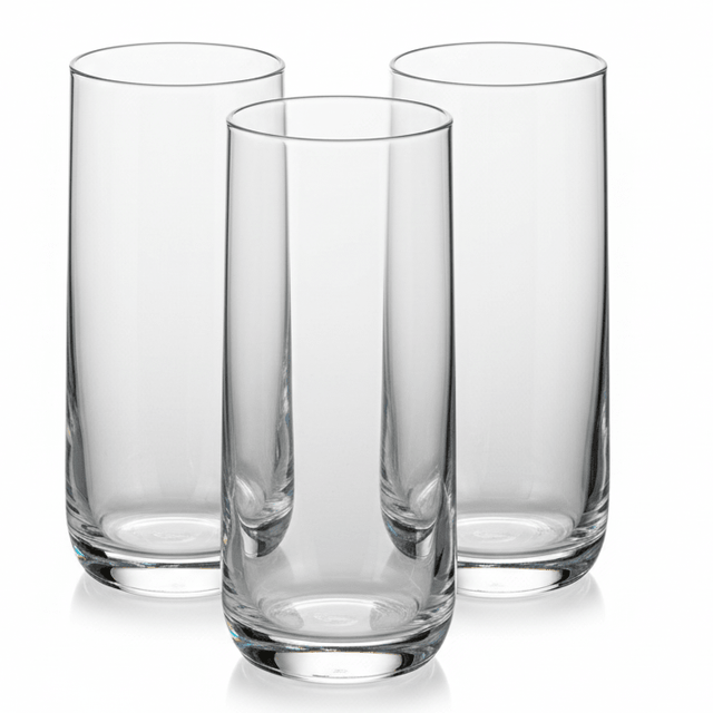 BR Loto Tall Long Drink Glass Set 350 ml High Quality Drinking Glasses (3 Pieces) - Al Kabayel Discount CentreBR Loto Tall Long Drink Glass Set 350 ml High Quality Drinking Glasses (3 Pieces)TumblersBRAl Kabayel Discount Centre