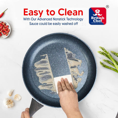 BRITISH CHEF Marble Coated Fry Pan 28cm - BC125 - Al Kabayel Discount CentreBRITISH CHEF Marble Coated Fry Pan 28cm - BC125Frying Pans & SkilletsBRITISH CHEFAl Kabayel Discount Centre