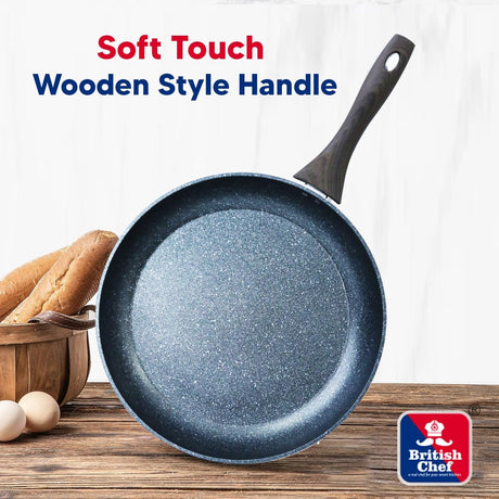 BRITISH CHEF Marble Coated Fry Pan 28cm - BC125 - Al Kabayel Discount CentreBRITISH CHEF Marble Coated Fry Pan 28cm - BC125Frying Pans & SkilletsBRITISH CHEFAl Kabayel Discount Centre
