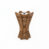 Brown Ceramic Incense Burner Carved Lattice Design - 20×12 cm - Al Kabayel Discount CentreBrown Ceramic Incense Burner Carved Lattice Design - 20×12 cmIncense BurnersAKDCAl Kabayel Discount Centre