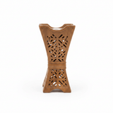 Brown Ceramic Incense Burner - Geometric Lattice Design - 20×12 cm - Al Kabayel Discount CentreBrown Ceramic Incense Burner - Geometric Lattice Design - 20×12 cmIncense BurnersAKDCAl Kabayel Discount Centre