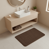 Brown Chenille Bath Mat Non-Slip Rubber Back - 80×100 cm - Al Kabayel Discount CentreBrown Chenille Bath Mat Non-Slip Rubber Back - 80×100 cmDoormatsAKDCAl Kabayel Discount Centre