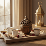 Brown Elegant Arabic Incense Burner | Dome Lattice Bakhoor Holder | 13×9 cm - Al Kabayel Discount CentreBrown Elegant Arabic Incense Burner | Dome Lattice Bakhoor Holder | 13×9 cmIncense BurnerAKDCAl Kabayel Discount Centre