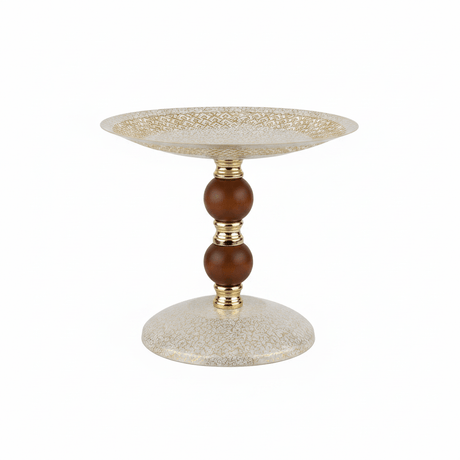 Brown & Gold Footed Cream Metal Candy Tray - 19×20cm - Al Kabayel Discount CentreBrown & Gold Footed Cream Metal Candy Tray - 19×20cmServing TraysAKDCAl Kabayel Discount Centre