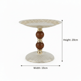 Brown & Gold Footed Cream Metal Candy Tray - 19×20cm - Al Kabayel Discount CentreBrown & Gold Footed Cream Metal Candy Tray - 19×20cmServing TraysAKDCAl Kabayel Discount Centre