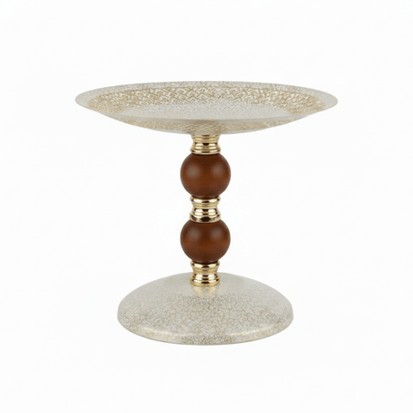 Brown & Gold Footed Cream Metal Candy Tray - 20×25 cm - Al Kabayel Discount CentreBrown & Gold Footed Cream Metal Candy Tray - 20×25 cmServing TraysAKDCAl Kabayel Discount Centre