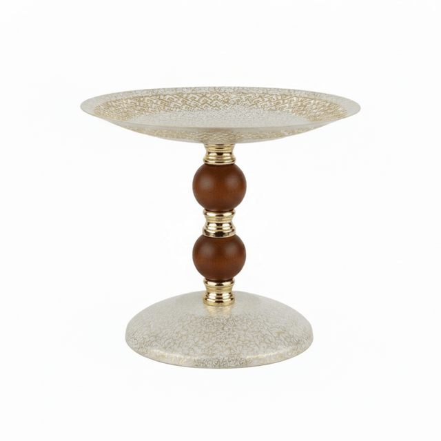 Brown & Gold Footed Cream Metal Candy Tray - 20×25 cm - Al Kabayel Discount CentreBrown & Gold Footed Cream Metal Candy Tray - 20×25 cmServing TraysAKDCAl Kabayel Discount Centre