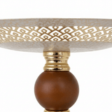Brown & Gold Footed Cream Metal Candy Tray - 20×25 cm - Al Kabayel Discount CentreBrown & Gold Footed Cream Metal Candy Tray - 20×25 cmServing TraysAKDCAl Kabayel Discount Centre