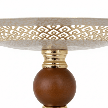 Brown & Gold Footed Cream Metal Candy Tray - 20×25 cm - Al Kabayel Discount CentreBrown & Gold Footed Cream Metal Candy Tray - 20×25 cmServing TraysAKDCAl Kabayel Discount Centre
