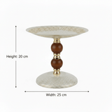 Brown & Gold Footed Cream Metal Candy Tray - 20×25 cm - Al Kabayel Discount CentreBrown & Gold Footed Cream Metal Candy Tray - 20×25 cmServing TraysAKDCAl Kabayel Discount Centre