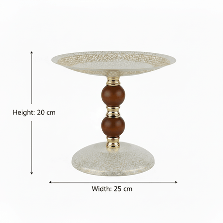 Brown & Gold Footed Cream Metal Candy Tray - 20×25 cm - Al Kabayel Discount CentreBrown & Gold Footed Cream Metal Candy Tray - 20×25 cmServing TraysAKDCAl Kabayel Discount Centre