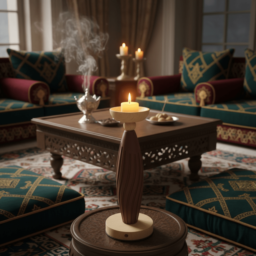 Brown & Natural Wood Candle Holder – 29cm Decorative Pillar Stand - Al Kabayel Discount CentreBrown & Natural Wood Candle Holder – 29cm Decorative Pillar StandHome Décor AccentsAKDCAl Kabayel Discount Centre
