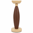 Brown & Natural Wood Candle Holder – 29cm Decorative Pillar Stand - Al Kabayel Discount CentreBrown & Natural Wood Candle Holder – 29cm Decorative Pillar StandHome Décor AccentsAKDCAl Kabayel Discount Centre