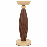 Brown & Natural Wood Candle Holder – 29cm Decorative Pillar Stand - Al Kabayel Discount CentreBrown & Natural Wood Candle Holder – 29cm Decorative Pillar StandHome Décor AccentsAKDCAl Kabayel Discount Centre