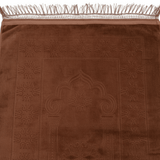 Brown Soft Velvet Prayer Mat - 100 × 65 cm - Al Kabayel Discount CentreBrown Soft Velvet Prayer Mat - 100 × 65 cmPrayer MatsAKDCAl Kabayel Discount Centre