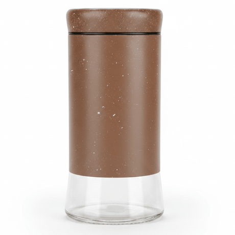 Brown Speckled Metal & Glass Canister — 1 Litre - Al Kabayel Discount CentreBrown Speckled Metal & Glass Canister — 1 LitreJars & Food SaversAKDCAl Kabayel Discount Centre