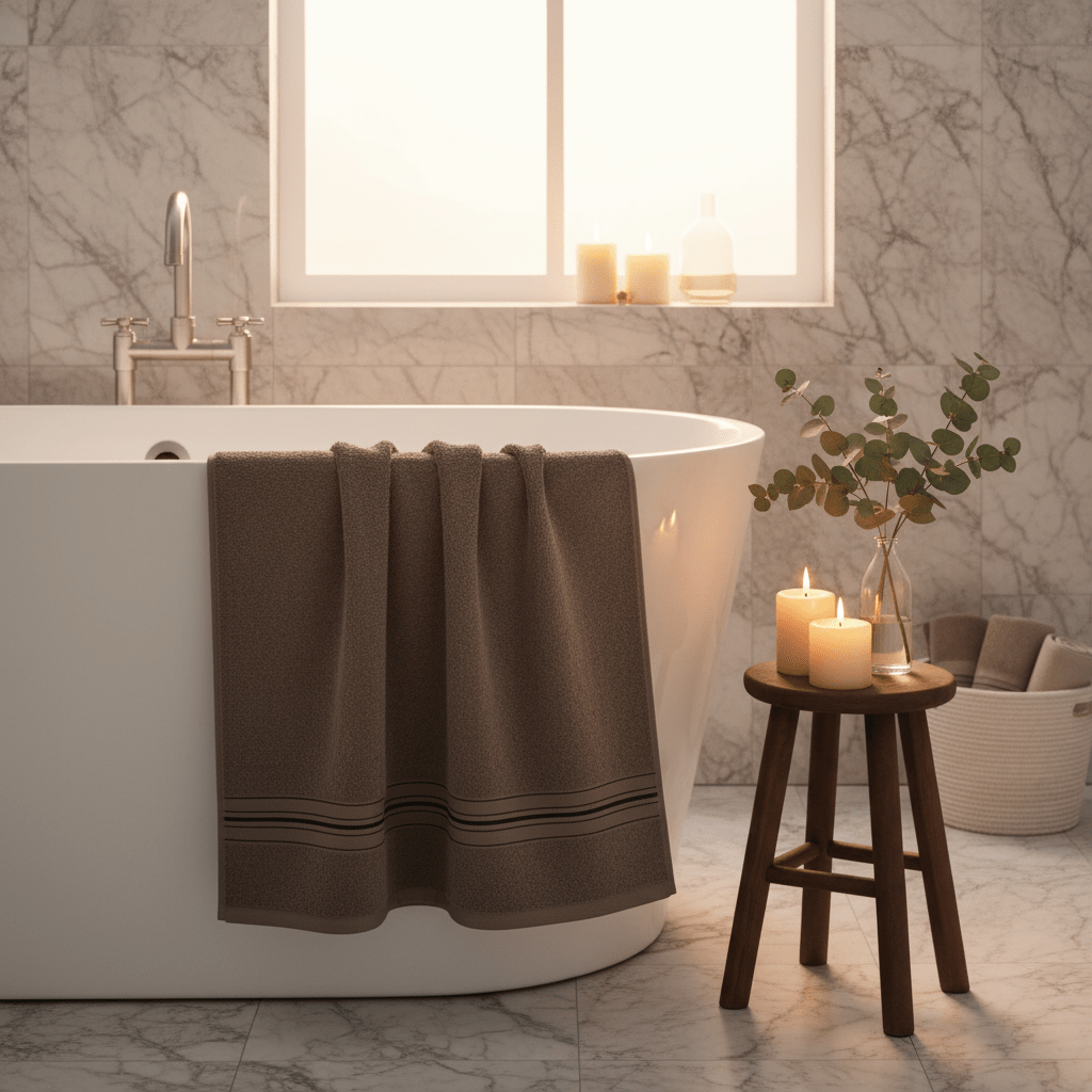 BTC Premium Bath Towel – Dark Brown | 70×140 cm - Al Kabayel Discount CentreBTC Premium Bath Towel – Dark Brown | 70×140 cmBath Towels & WashclothsBTCAl Kabayel Discount Centre