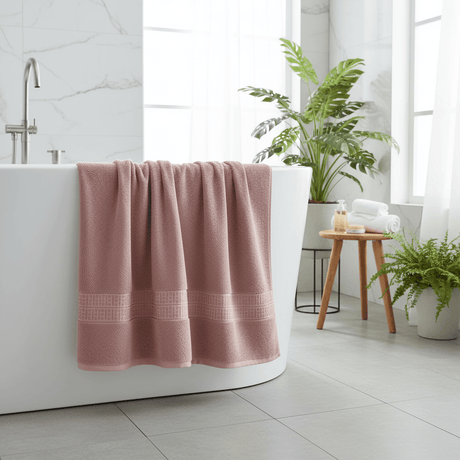 BTC Zahra Luxe Body Care Bath Towel – Pink (70×140 cm) - Al Kabayel Discount CentreBTC Zahra Luxe Body Care Bath Towel – Pink (70×140 cm)Bath Towels & WashclothsBTCAl Kabayel Discount Centre