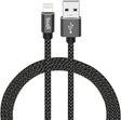 BUDI iPhone, iPad Lightning Charging Cable (5V/2.4A), Nylon Braided,3meter, Black - Al Kabayel Discount CentreBUDI iPhone, iPad Lightning Charging Cable (5V/2.4A), Nylon Braided,3meter, BlackCords & AdaptersBUDIAl Kabayel Discount Centre