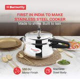 Butterfly 5.5L Stainless Steel Curve Pressure Cooker – Heavy Duty Design - Al Kabayel Discount CentreButterfly 5.5L Stainless Steel Curve Pressure Cooker – Heavy Duty DesignPressure CookersBUTTERFLYAl Kabayel Discount Centre