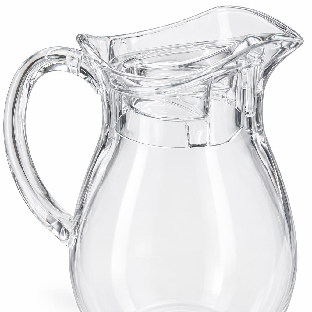 HS Clear Acrylic Jug with Lid – 1000 ml