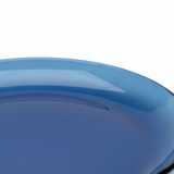 Borosil Blue Tinted Glass Plate - 7.5 Inch