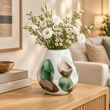 Decorative Glass Flower Vase - 20cm