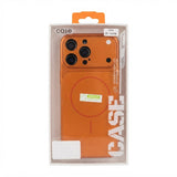 iPhone 16 Pro Max Case – High-End Quality MagSafe Back Cover (Orange)