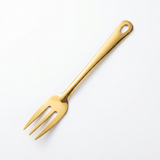 Stainless Steel Serving Fork Gold - 24cm