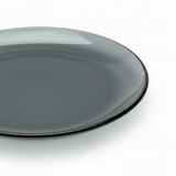 Borosil Tinted Glass Plate Grey - 7.5 Inch