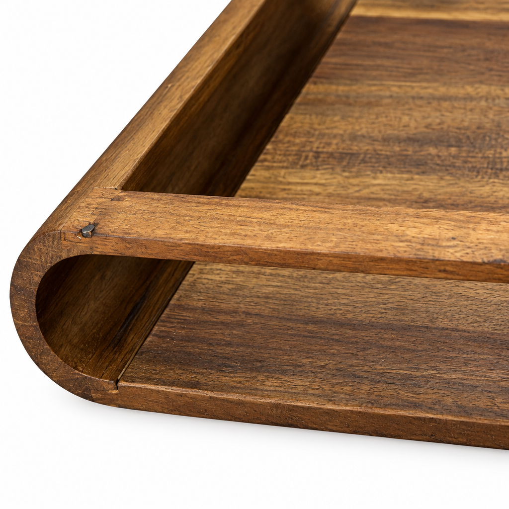 Luhpar Rectangular Wooden Tray – 50×35cm