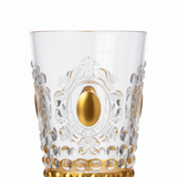 Gold Embossed Design Acrylic Tumbler - 400ml