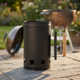 Metal Charcoal Chimney Starter with Handle - 28×17cm