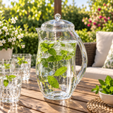 Arya Household Clear Acrylic Jug with Lid – 2500ml