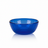 Borosil Tinted Glass Bowl, Blue - 4.5 Inch