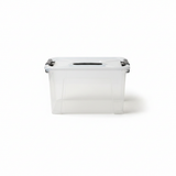 Marcola Plastic Storage Box with Lid and Handles - 14 Liter