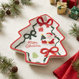 Ceramic Christmas Tree Candy Tray -  26×20cm