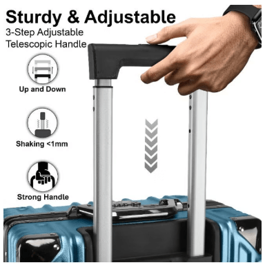 Cabinpro CP001 Ultra - Durable 28 - Inch Aluminium Frame Polycarbonate Travel Trolley Suitcase – Dark Blue Premium Edition - Al Kabayel Discount CentreCabinpro CP001 Ultra - Durable 28 - Inch Aluminium Frame Polycarbonate Travel Trolley Suitcase – Dark Blue Premium EditionCabin LuggageCABINPROAl Kabayel Discount Centre